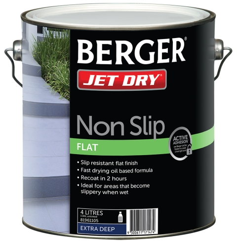 Berger Jet Dry Non Slip Flat
